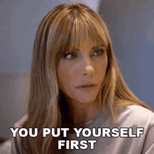 You Put Yourself First Jennifer Flavin Stallone GIF - You Put Yourself First Jennifer Flavin Stallone The Family Stallone GIFs