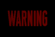 Warning Black GIF - Warning Black Red GIFs