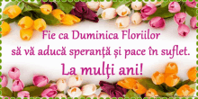 Duminica Floriilor Mesaj De Florii GIF - Duminica Floriilor Mesaj De Florii GIFs