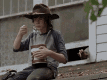 Carl The Walking Dead GIF - Carl The Walking Dead GIFs