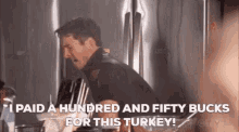 Station19 Travis Montgomery GIF - Station19 Travis Montgomery I Paid A Hundred And Fifty Bucks For This Turkey GIFs