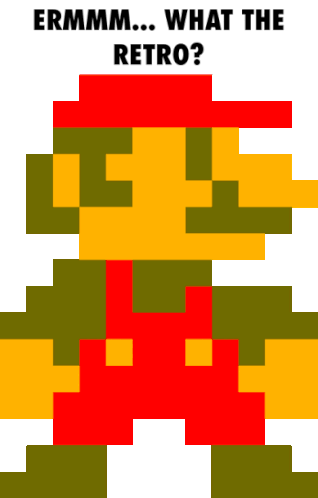 Mario Retro Sticker - Mario Retro So Retro Stickers
