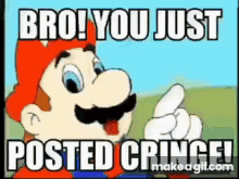 Hotel Mario Bro You Just Posted Cringe GIF - Hotel Mario Bro You Just Posted Cringe You Are Going To Lose Subscribers GIFs