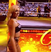 Mandy Rose Entrance GIF - Mandy Rose Entrance Hell In A Cell GIFs
