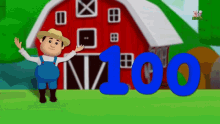 One Hundred Numbers GIF - One Hundred Numbers Farm GIFs