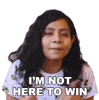 Im Not Here To Win Sasha Sticker - Im Not Here To Win Sasha Buzzfeed India Stickers