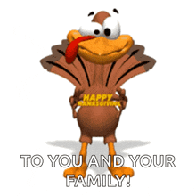 Happy Thanksgiving Turkey GIF - Happy Thanksgiving Turkey Happy Turkey Day GIFs