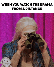 When You Watch The Drama From A Distance Nymphia Wind GIF - When You Watch The Drama From A Distance Nymphia Wind Rupaul’s Drag Race GIFs