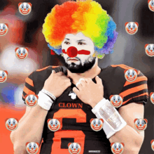 Baker Mayfield Clown GIF