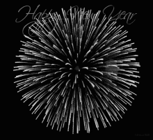 Happy New Year Fireworks GIF