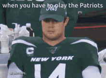 Sam Darnold Have To Play The Patriots GIF - Sam Darnold Have To Play The Patriots When You Play With The Patriots GIFs