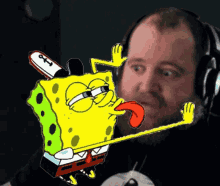 Tom Perkins Spongebob GIF - Tom Perkins Spongebob Licking GIFs