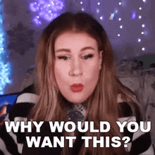 Why Would You Want This Lauren Petrie GIF - Why Would You Want This Lauren Petrie Treacle Tatts GIFs