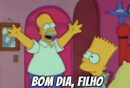 Bom Dia Filho / Simpsons / Bart E Homer / Abraço GIF - Good Morning Son  Good Morning Son - Discover & Share GIFs