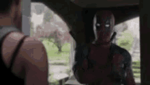 Fake Laughing Hiding Real Pain GIF - Fake Laughing Hiding Real Pain Deadpool GIFs