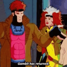 Gambit Returned Rogue GIF - Gambit Returned Rogue Xmen - Discover & Share GIFs