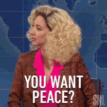 You Want Peace Kelly Party GIF