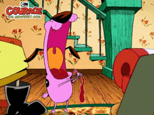 Blowing Up Balloon Courage GIF - Blowing Up Balloon Courage Courage The Cowardly Dog GIFs