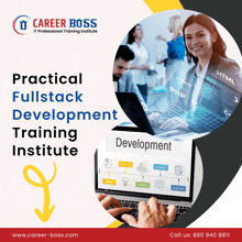 an advertisement for a career boss it professional training institute