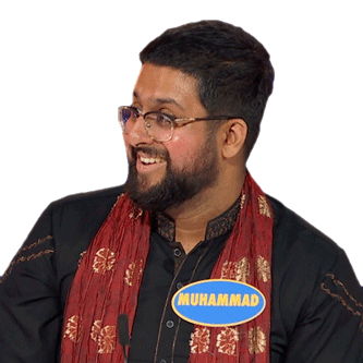 Smiling Muhammad Sticker - Smiling Muhammad Family Feud Canada Stickers