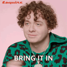 Bring It In Jack Harlow GIF - Bring It In Jack Harlow Esquire GIFs