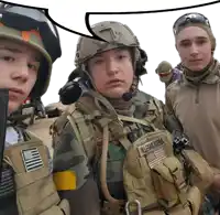 a group of soldiers are posing for a picture and one of them has a patch on his chest that says wilemas vera