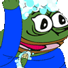 Pepega Shower Sticker - Pepega Shower Taking A Shower Stickers