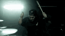 Playing The Drums Kevin Kaine GIF - Playing The Drums Kevin Kaine Knocked Loose GIFs