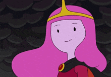 princess bubblegum from adventure time is wearing a crown