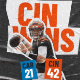 Cincinnati Bengals (42) Vs. Carolina Panthers (21) Post Game GIF - Nfl National Football League Football League GIFs