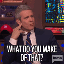 What Do You Make Of That Andy Cohen GIF - What Do You Make Of That Andy Cohen Watch What Happens Live GIFs