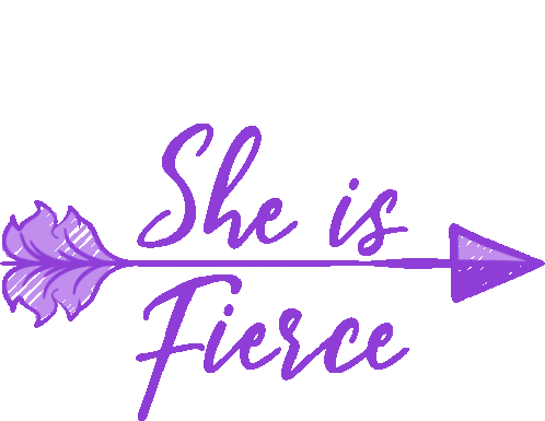 She Is Fierce Woman Power Sticker - She Is Fierce Woman Power Joypixels Stickers