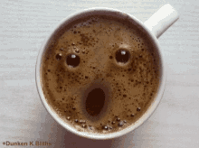 Coffee Face GIF