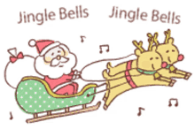 christmas santa claus reindeer jingle