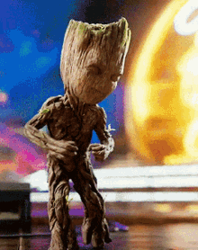 groot happy dance excited
