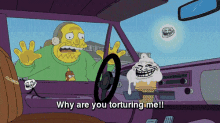 Why Are You Torturing Me! GIF - The Simpsons Ice Cream So Hot GIFs