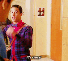 Glee Blaine Anderson GIF - Glee Blaine Anderson Its Crazy GIFs