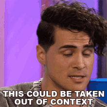 This Could Be Taken Out Of Context Anthony Padilla GIF - This Could Be Taken Out Of Context Anthony Padilla They Might Misunderstood The Context GIFs