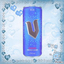 Blue V Blue V Energy GIF - Blue V Blue V Energy Blue V Energy Drink GIFs