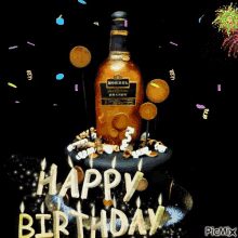 Whiskey Happy Birthday GIF - Whiskey Happy Birthday Birthday Cake GIFs