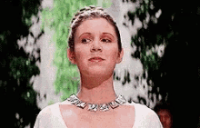 carrie fisher star wars princess leia smile
