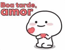 Boa Tarde Meu Amor / Coração Romântico / Apaixonado GIF