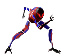 Spiderman Robot Sticker
