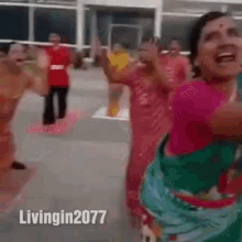 Woman Barking Gone Mad Indian Woman Morning Exercise GIF