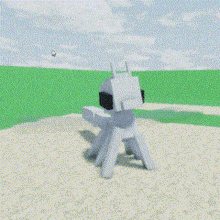a 3d model of a pony is standing on a sandy beach .