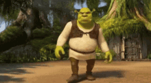 Shrek Shrugs GIF - Shrek Shrugs Smug GIFs