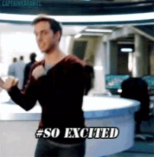 Excited Super Girl GIF - Excited Super Girl Chris Wood GIFs