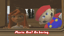 Smg4 Mario GIF - Smg4 Mario See So Boring GIFs