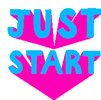 Just Start Motivation Sticker