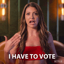 I Have To Vote For Her Julie GIF - I Have To Vote For Her Julie The Trust A Game Of Greed GIFs